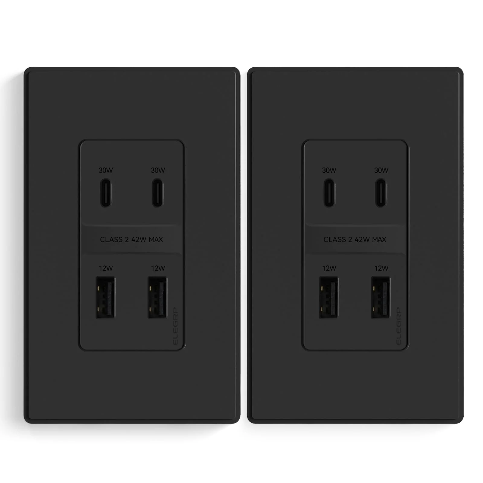 USB C/C/A, 4.2A 5VDC Total Output with 15A/20A, Tamper-Resistant Screw Wall Outlet - Image 24