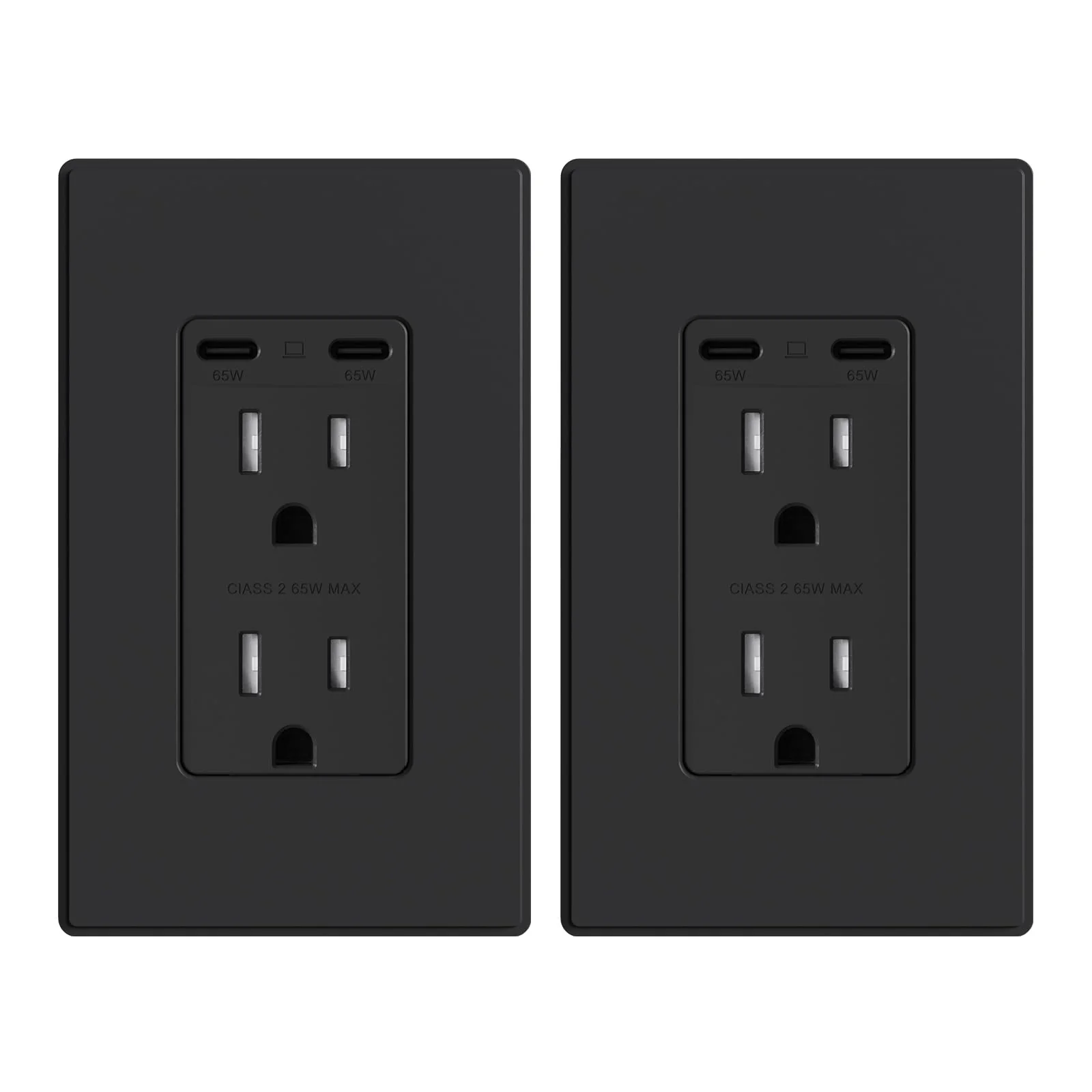 USB C/C, 65W Total Output, Fast Charging Outlet with 15A/20A, Tamper-Resistant Wall Outlet - Image 17