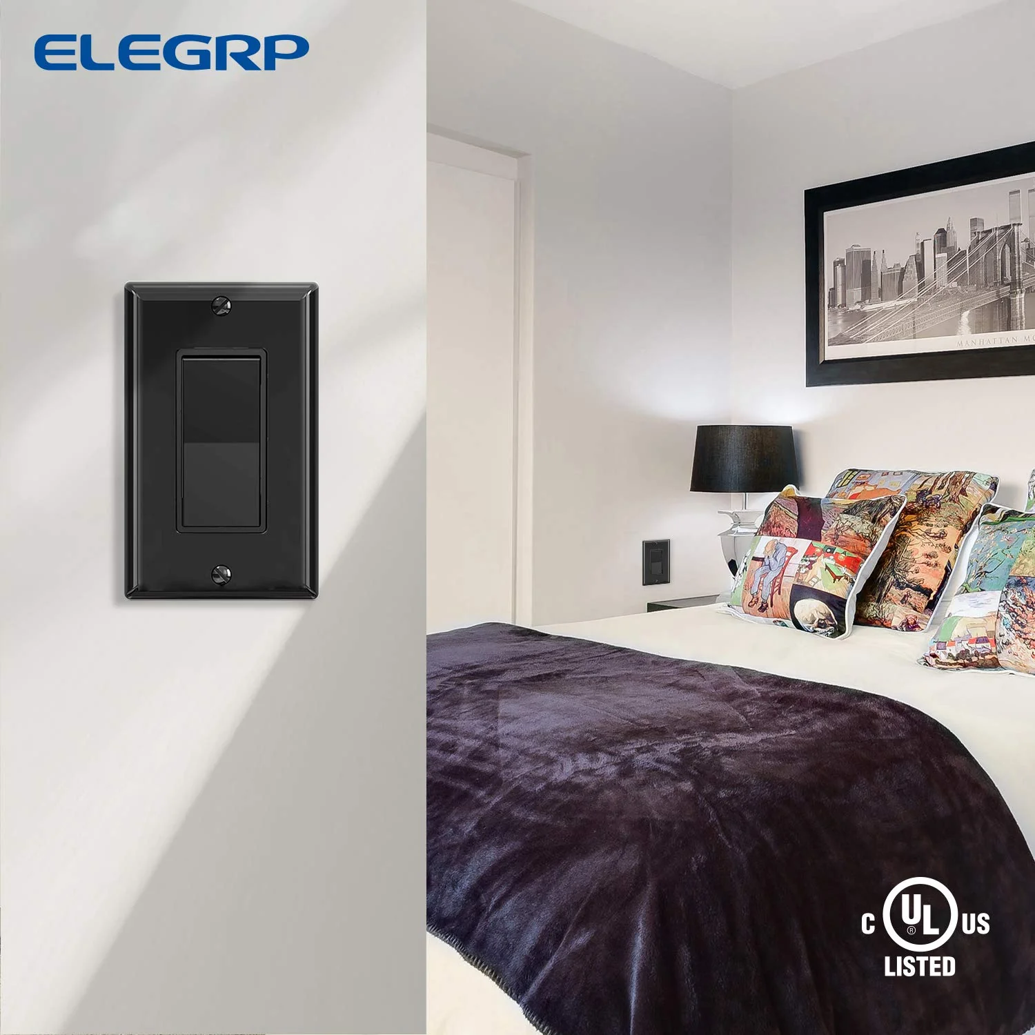 3-Way Decorator Rocker Light Switch, 15A 120/277V, Self-Grounding, 10-Pack - Image 12