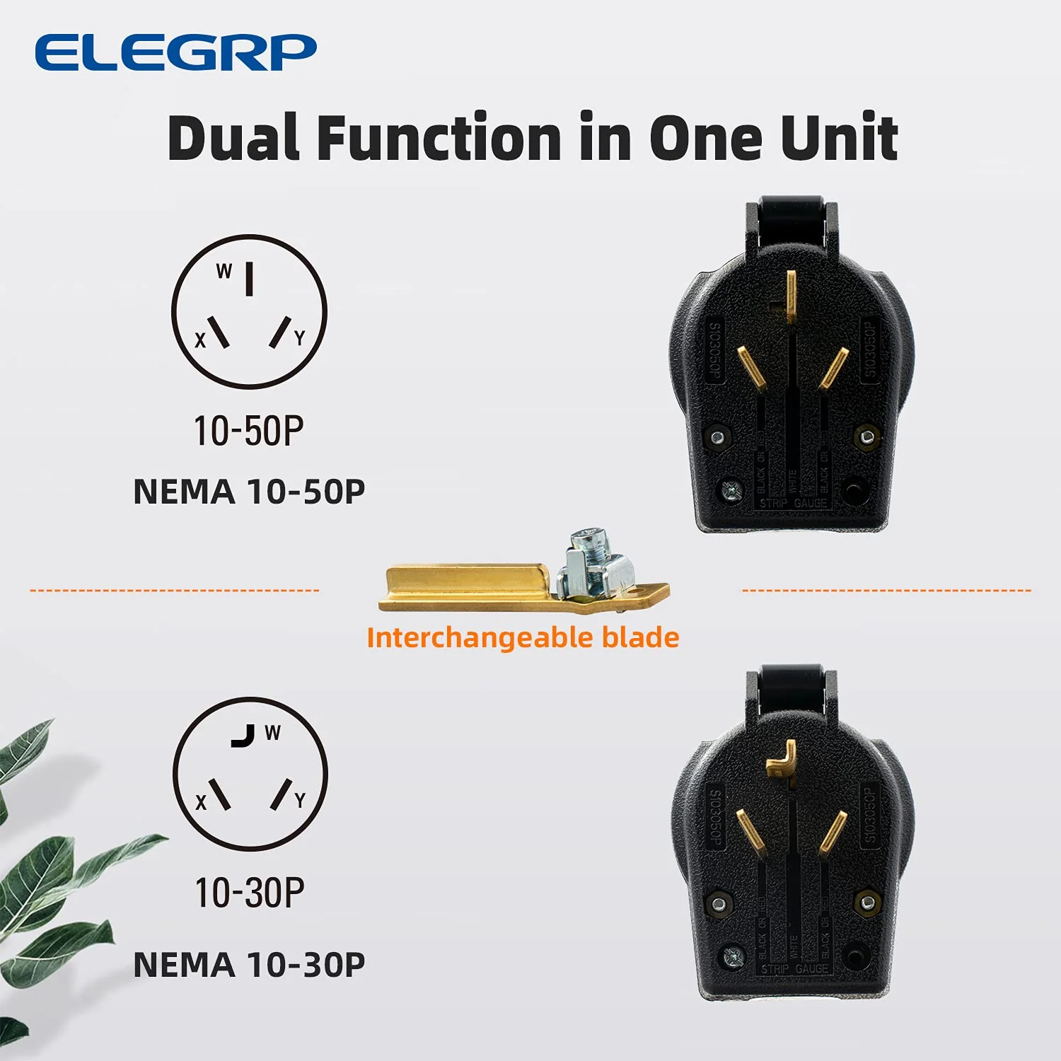 Flush Mount Power Receptacle & Plug Combo, 30A/50A 125-250V, NEMA 10-30R/P & 10-50R/P - Image 15