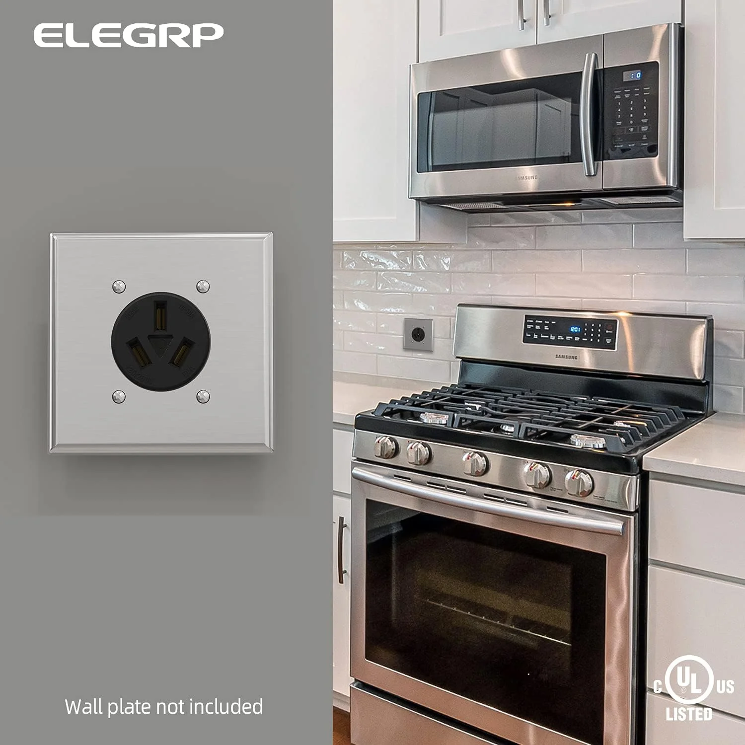 Flush Mount Power Receptacle & Plug Combo, 30A/50A 125-250V, NEMA 10-30R/P & 10-50R/P - Image 9