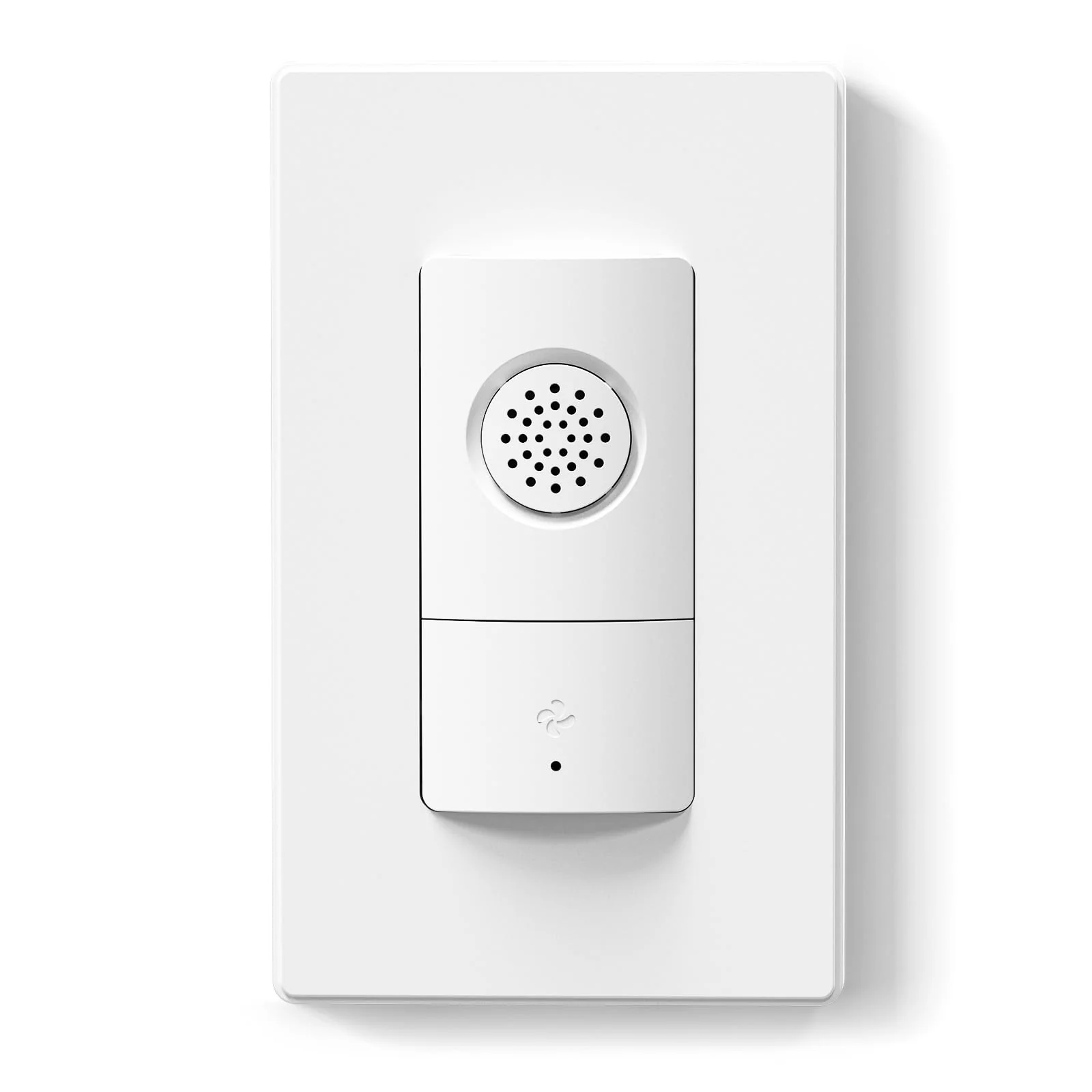 ELEGRP Humidity Sensor Switch for Exhaust Fan, Bathroom Moisture Control, Automate Ventilation, Air Circulation, Ground Wire Required, Single Pole, White