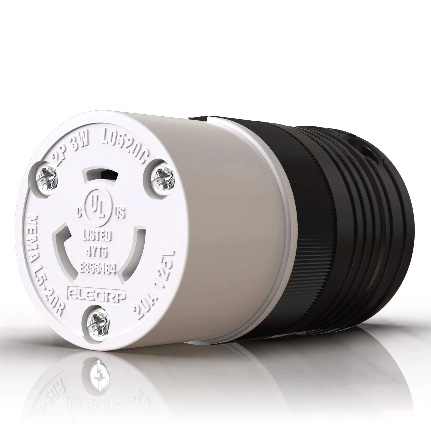 20A 125V, NEMA L5-20R Twist Lock Outlet,3  Pole 4 Wire Grounding - Image 6