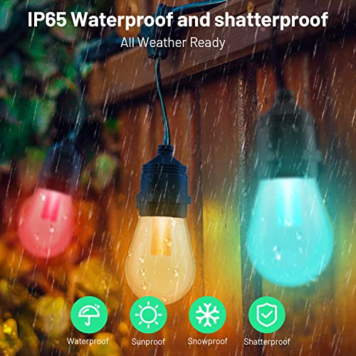 Outdoor Wi-Fi Smart Dimmer Plug and Smart String Dimmable Lights Combo - Image 8